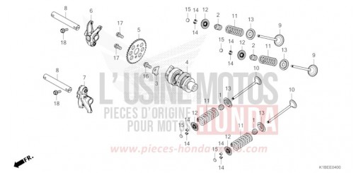 ARBRE A CAMES/SOUPAPE NSS350AP de 2023